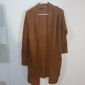 New York & Company Tan Cardigan Sweater